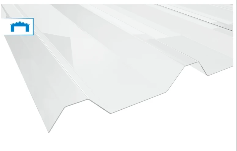 PVC-Lichtplatte Trapezprofil 250/50 1,5 mm