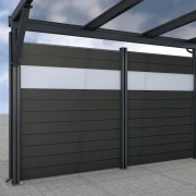 Rückwand Carport Premium