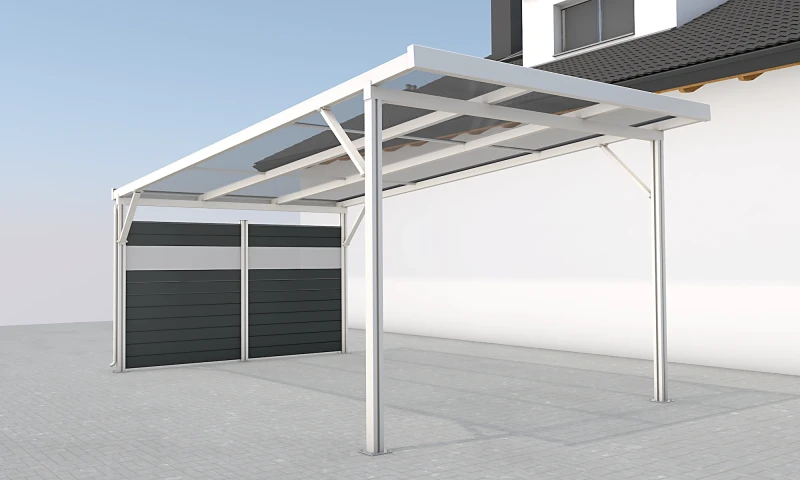 Rückwand Carport Premium