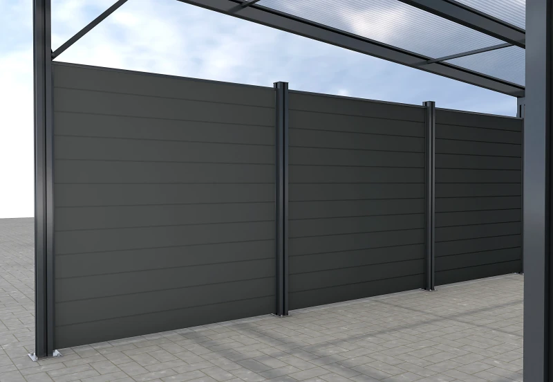 Seitenwand Carport Premium