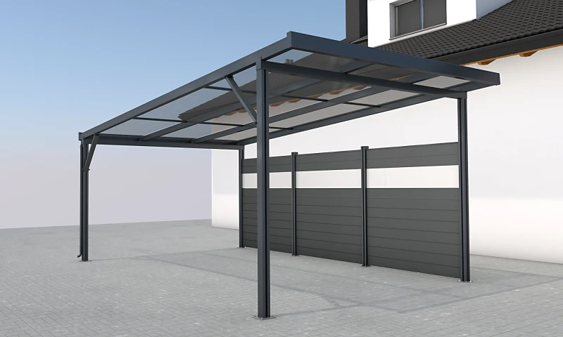 Seitenwand Carport Premium