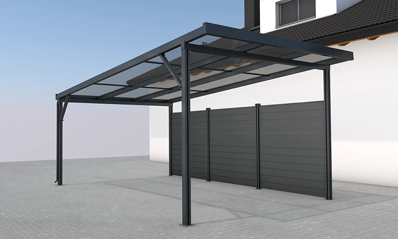 Seitenwand Carport Premium