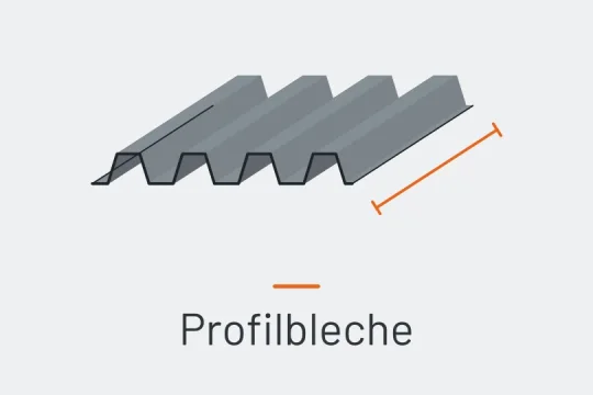 Trapezbleche und Profilbleche für Dach und Wand kaufen